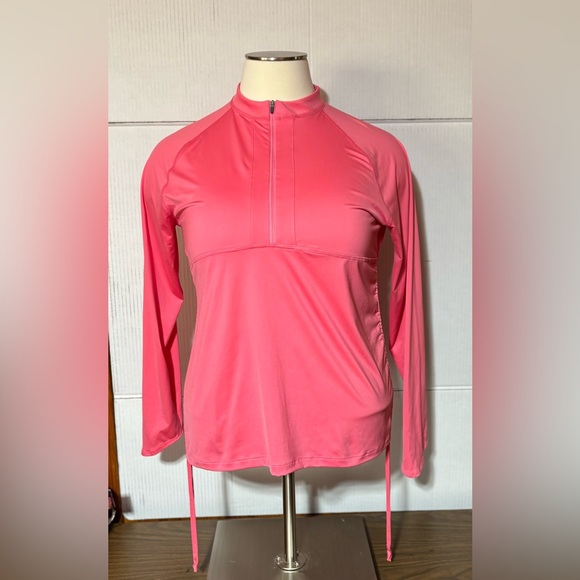 NWT Nepali women’s XXL 1/2 zip mock coverup. Draw ties on side to adjust… - Picture 1 of 10